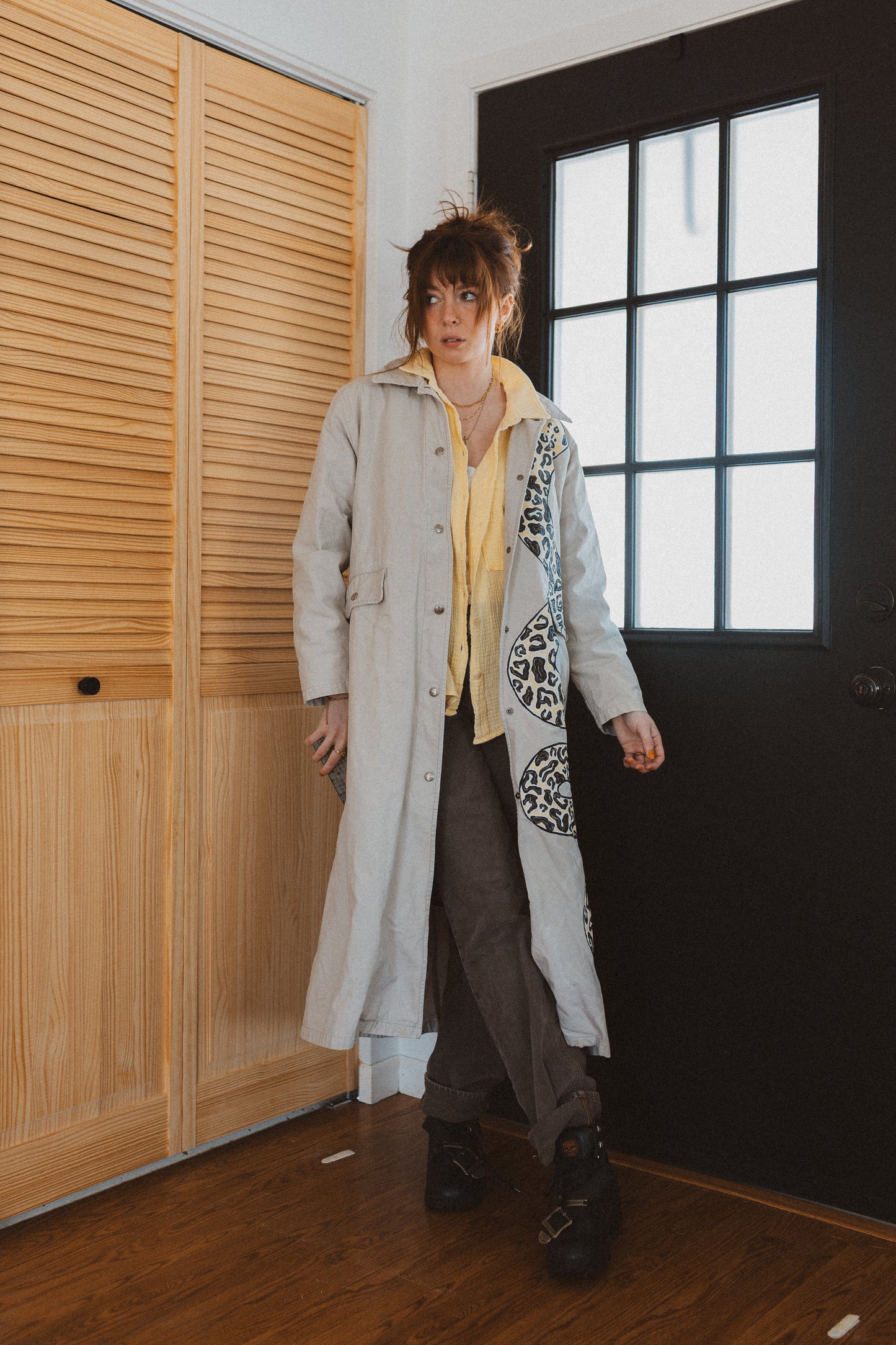 Snake Trench Coat