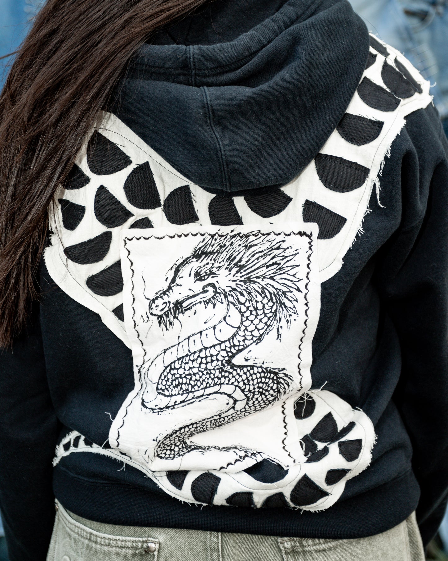 Dragon scale hoodie