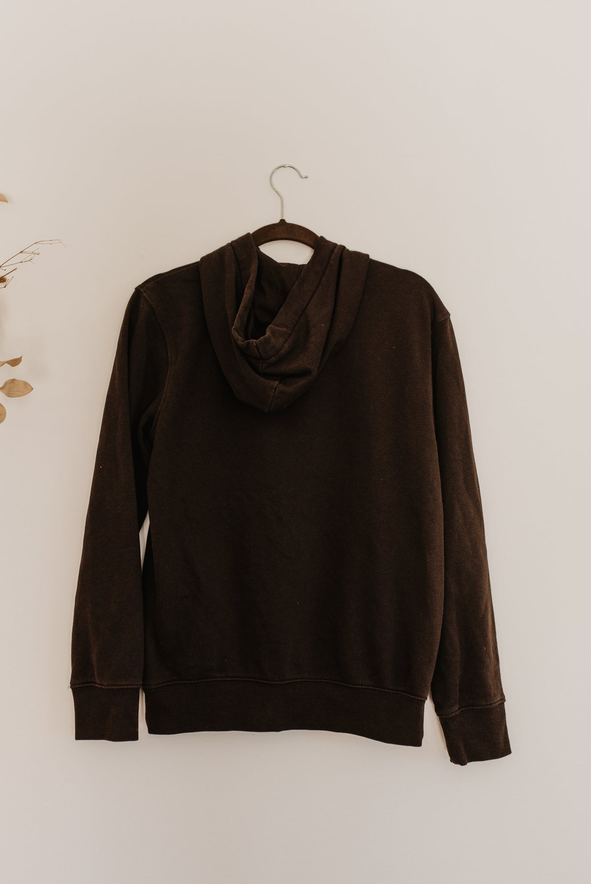 Alligator Patched Brown Hoodie