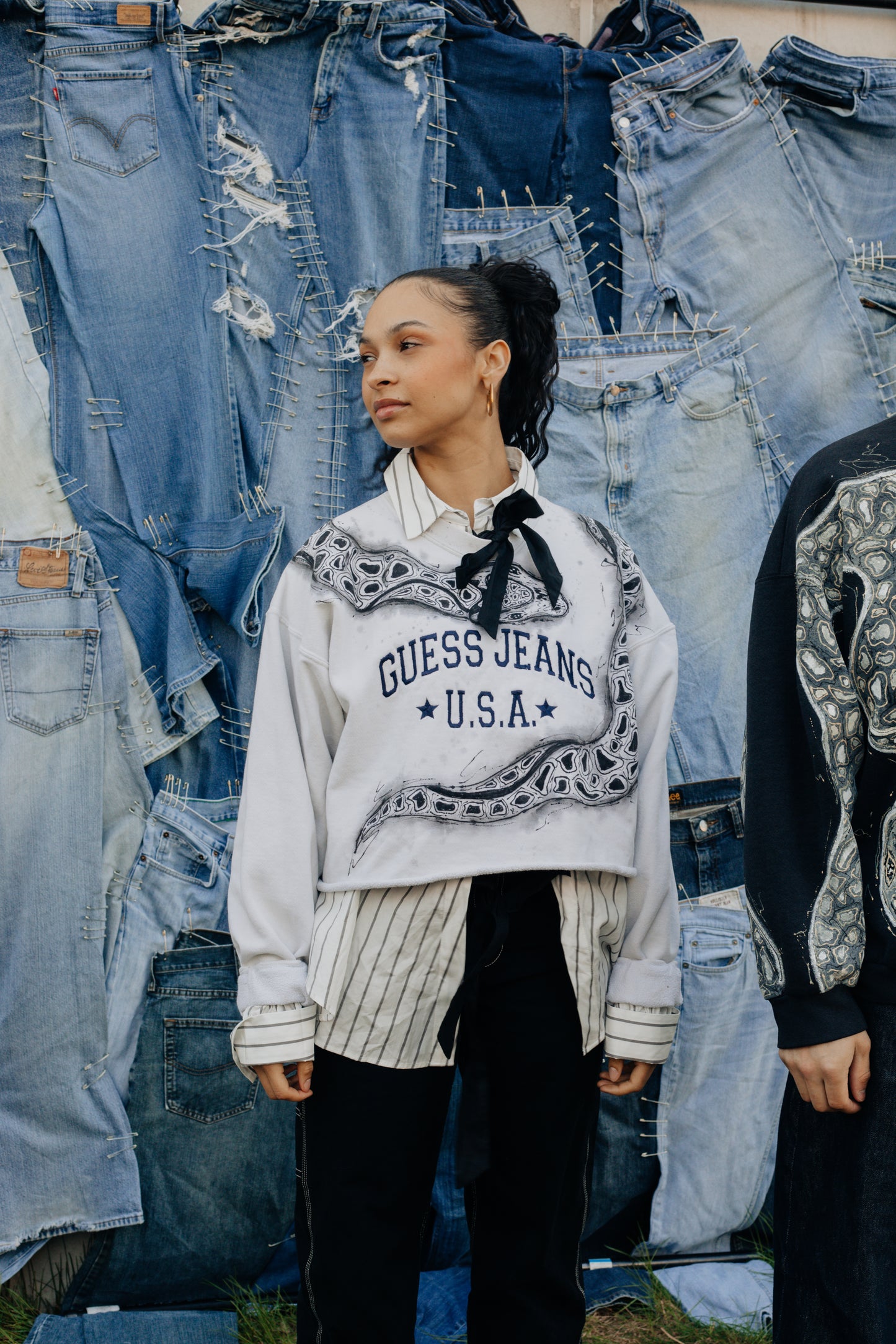 Snake Guess Jeans Crew