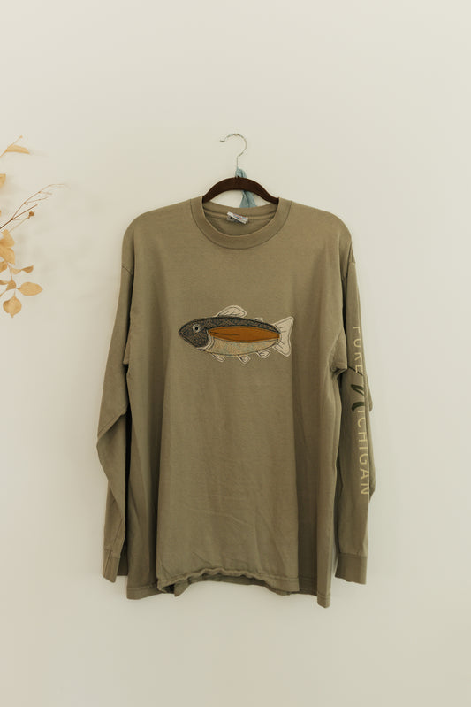 Fish Patched Michigan Long sleeve