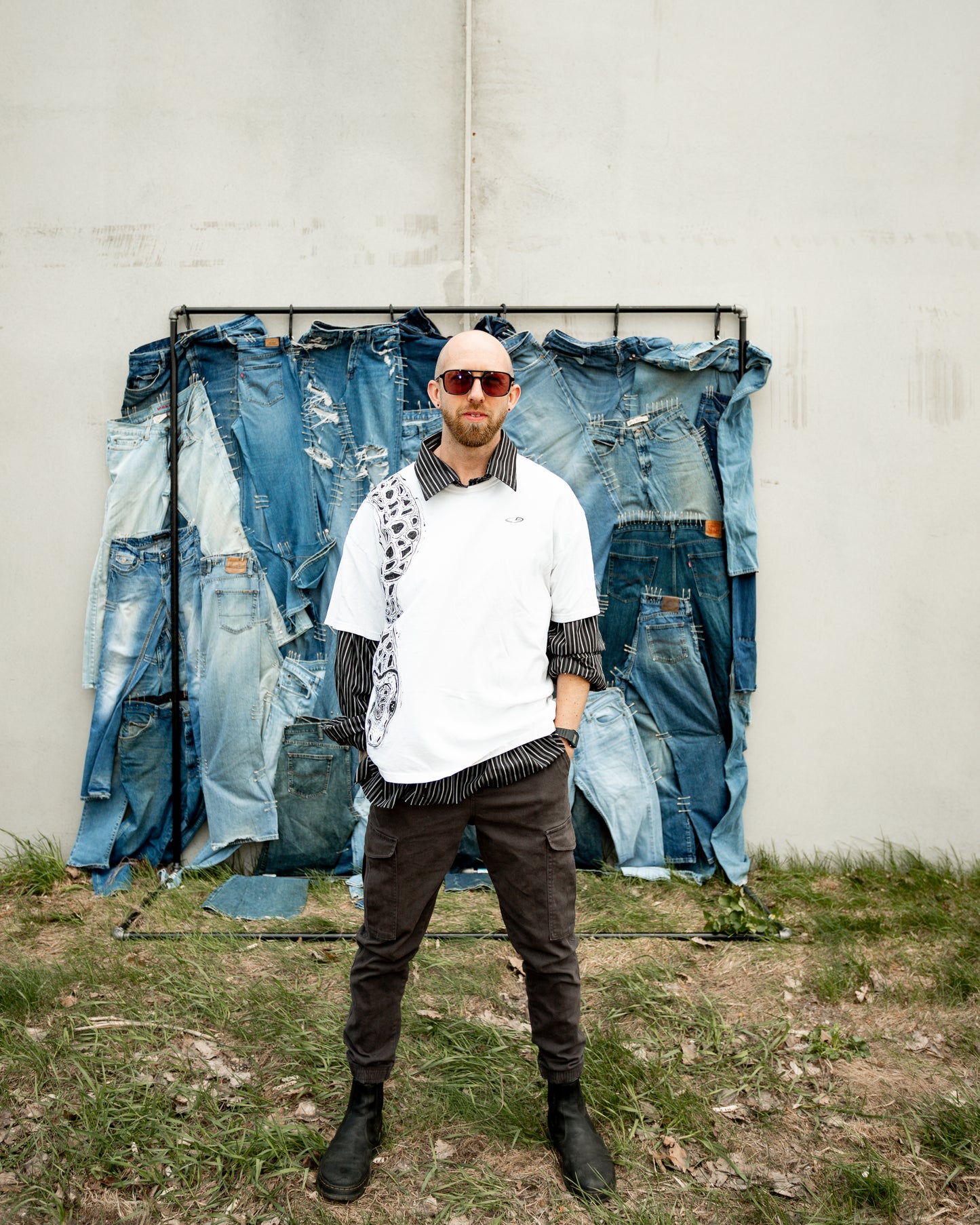 White Snake Tee