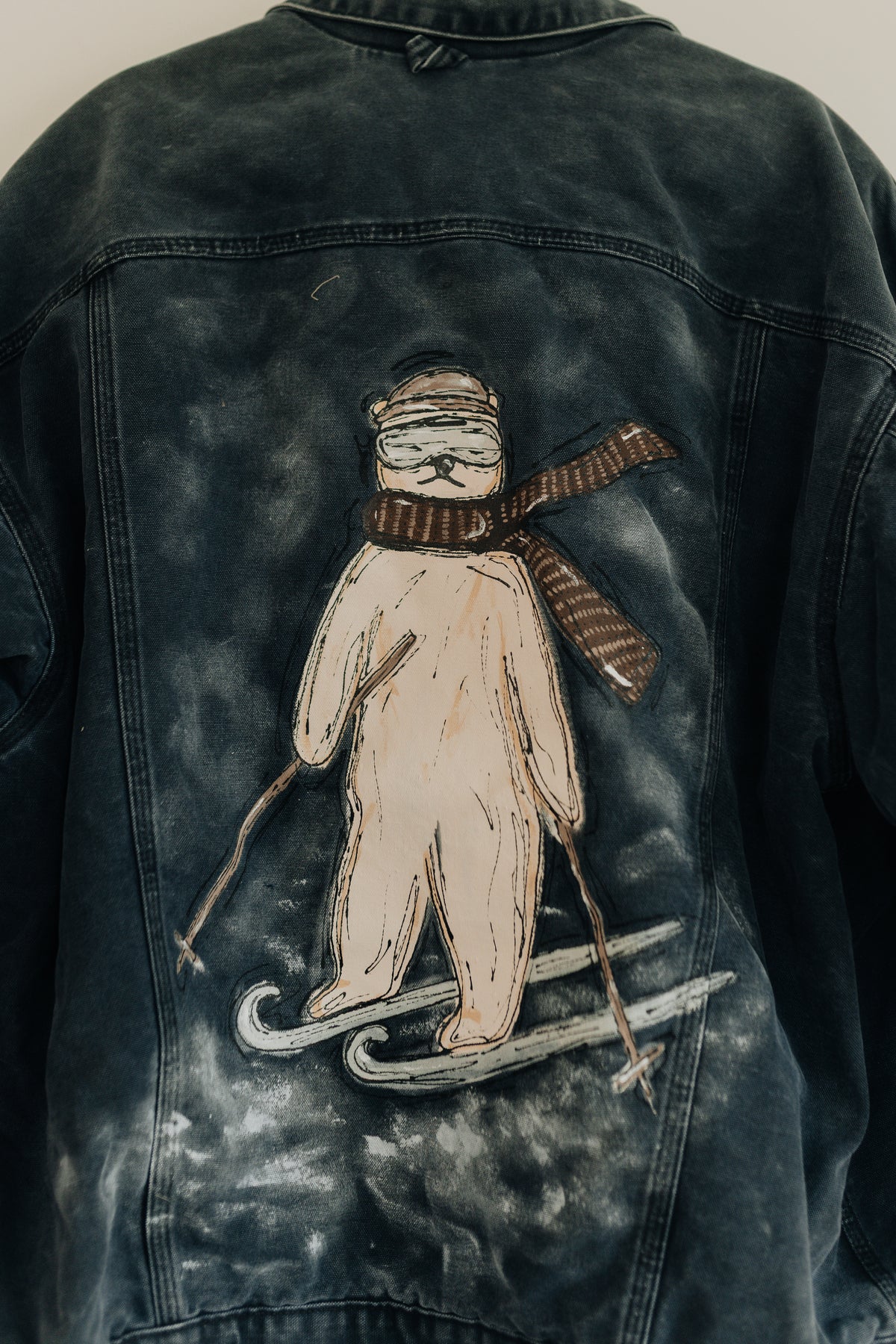 Skiing Bear Carhartt jacket