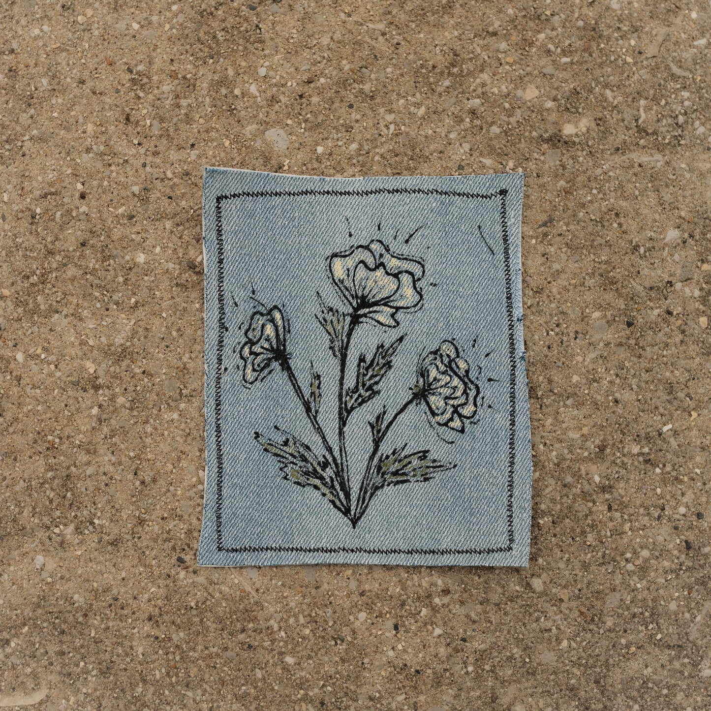Flower Outline Patch