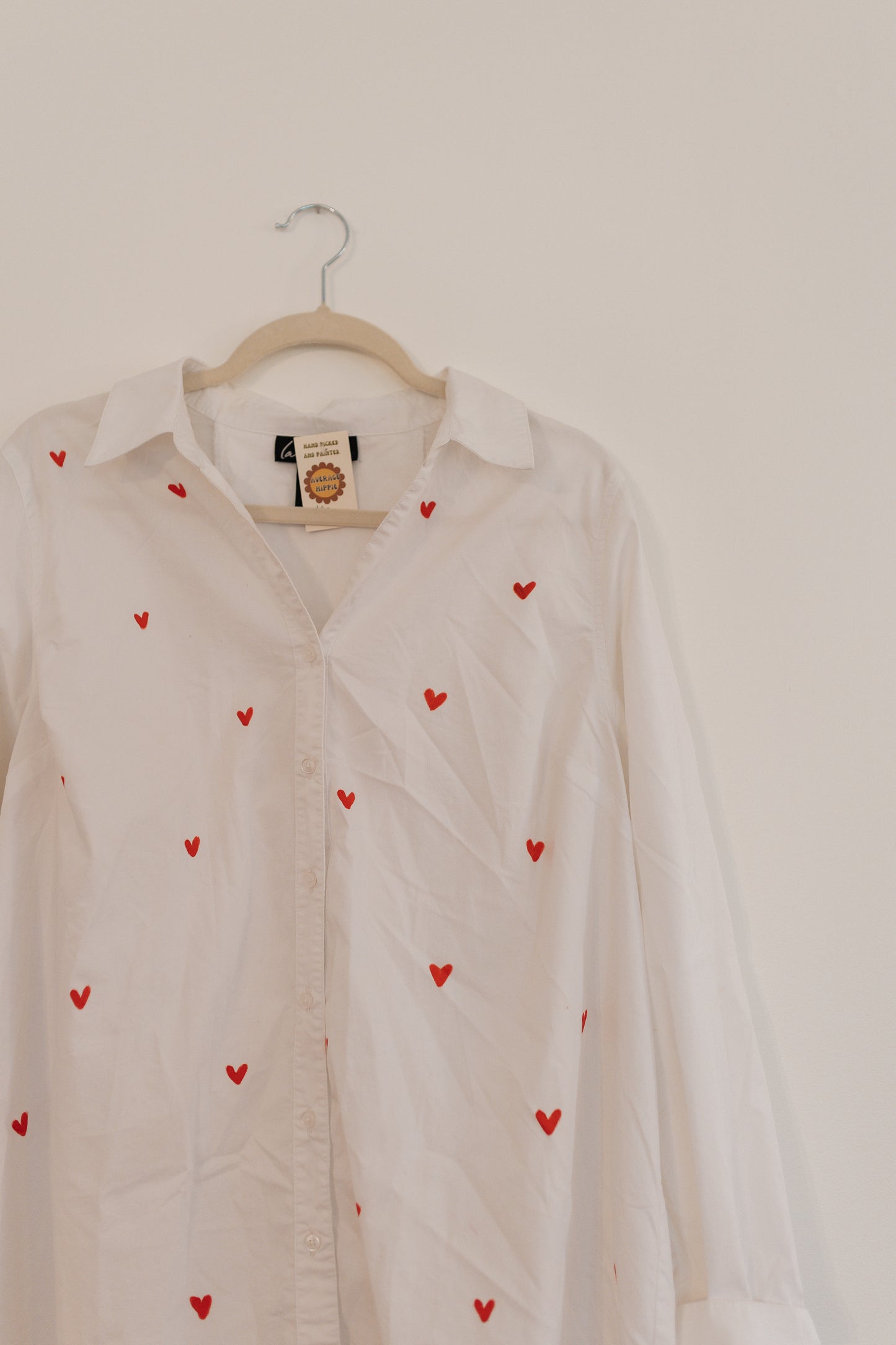 Heart Button Up