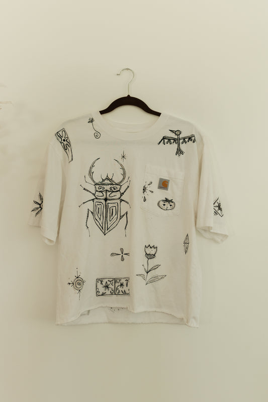 W&B Carhartt painted Tee