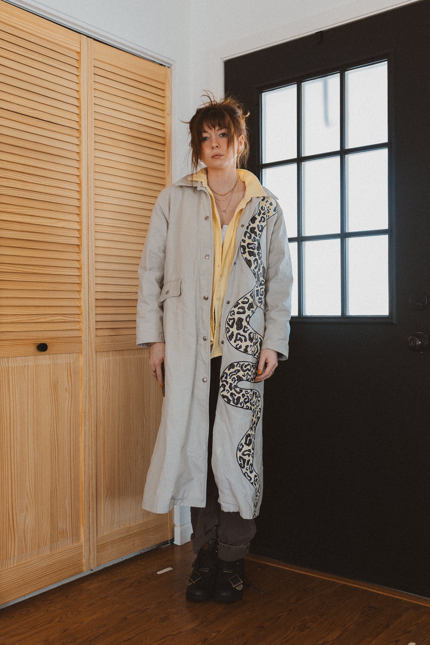 Snake Trench Coat