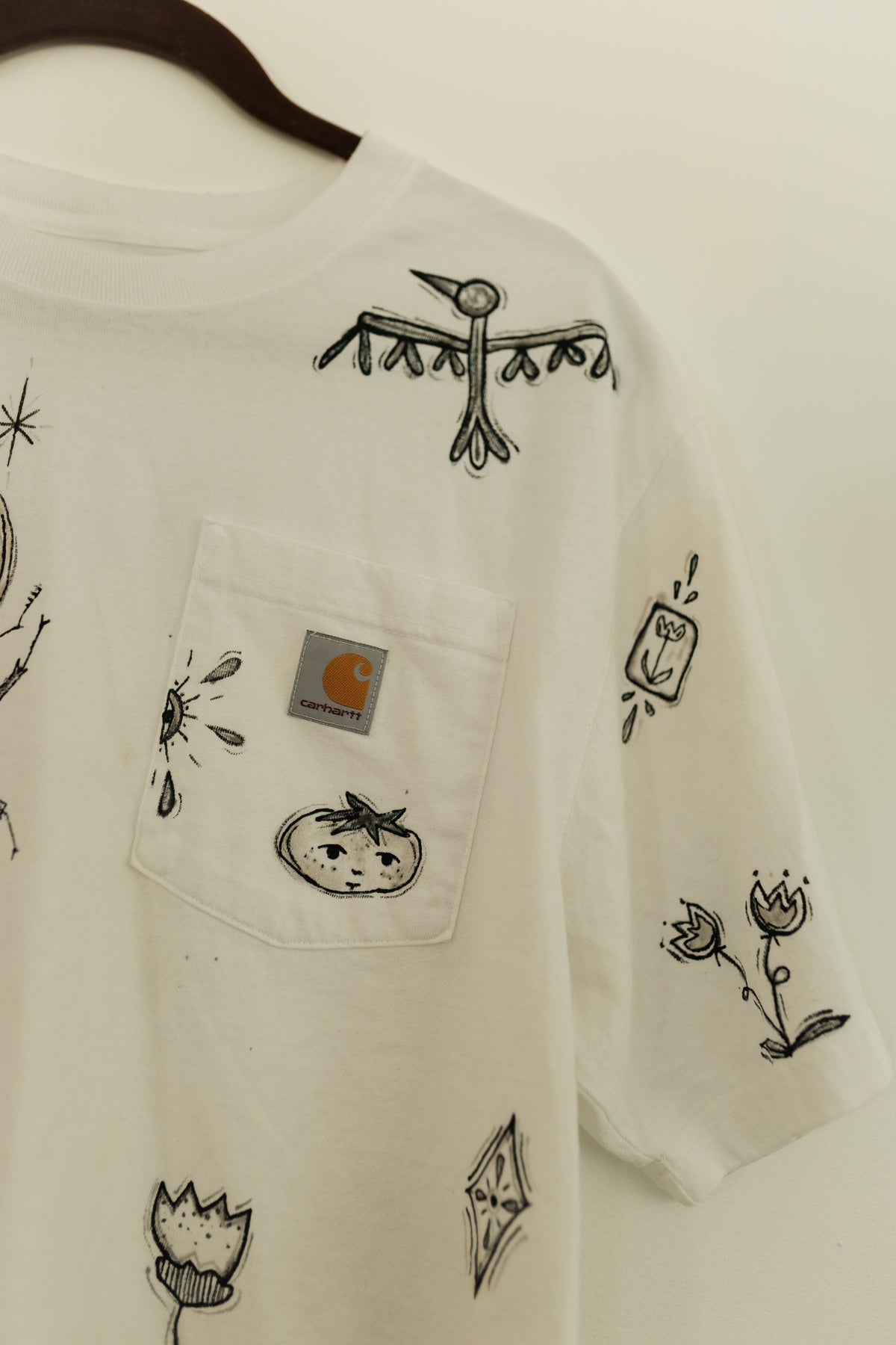 W&B Carhartt painted Tee