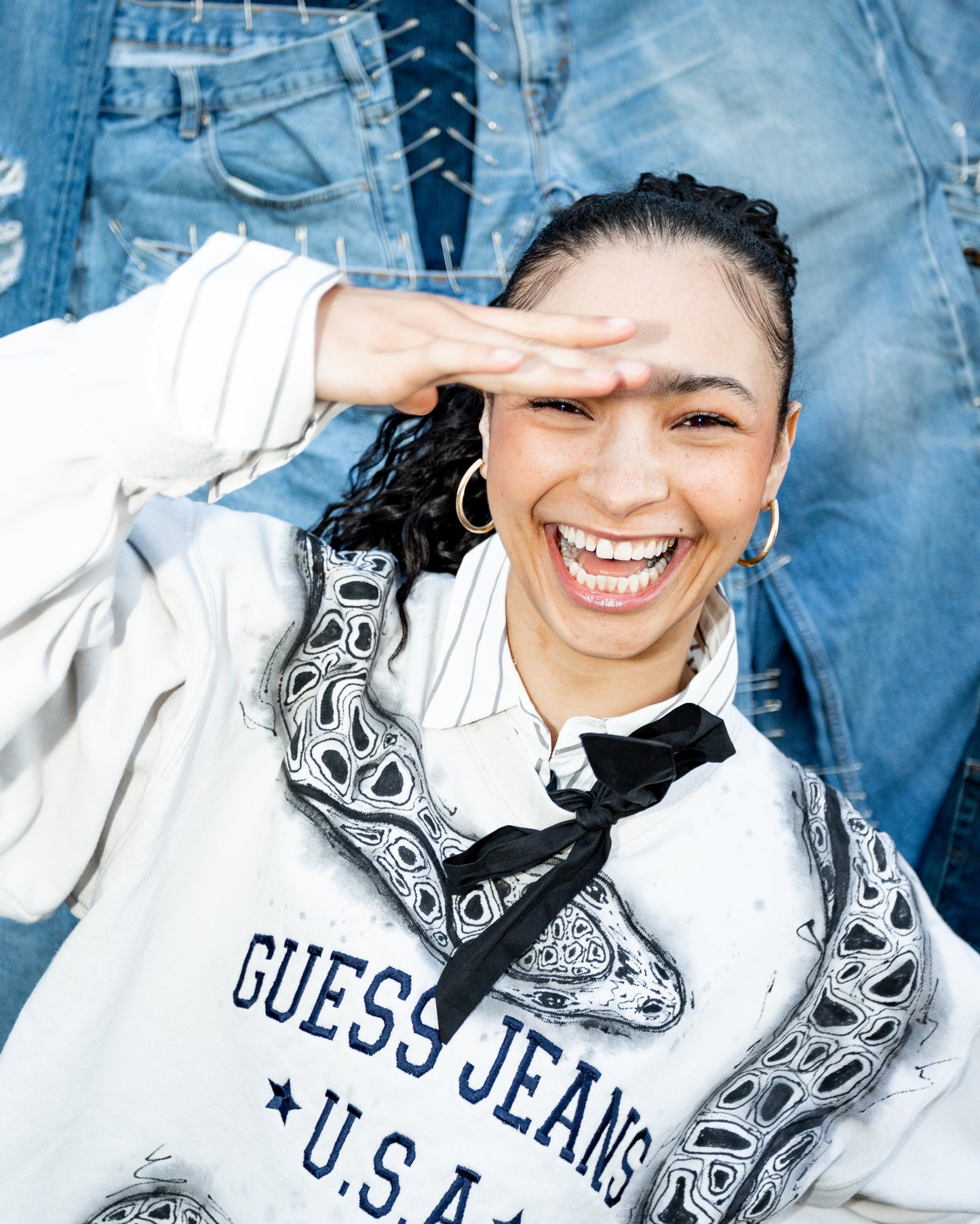 Snake Guess Jeans Crew