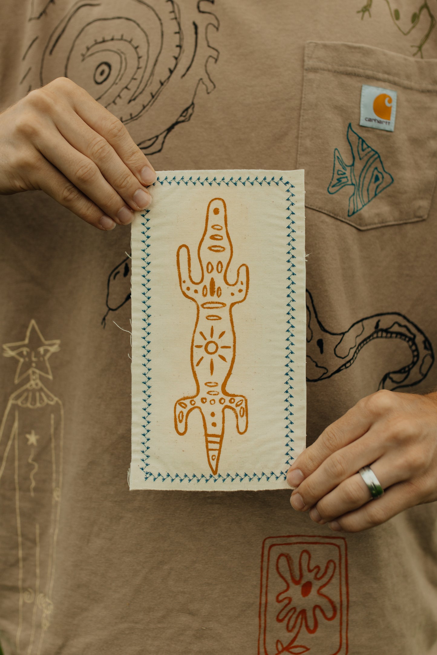 Yellow Alligator Patch