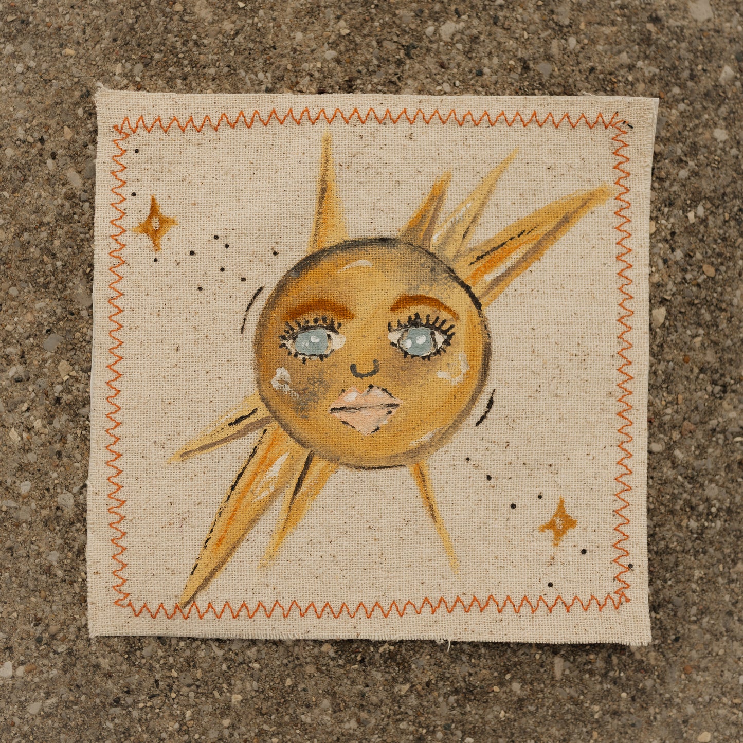 Golden Sun Burst Patch