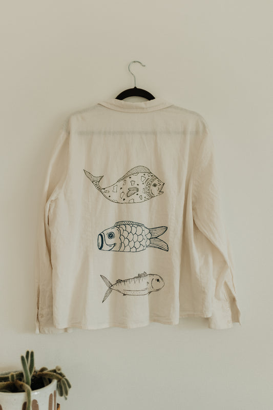 3 Fish Button up