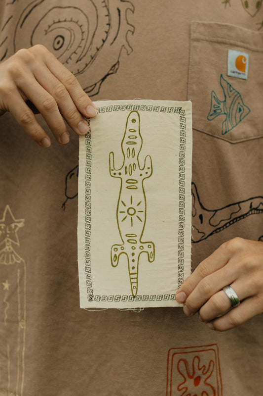 Green Alligator Patch