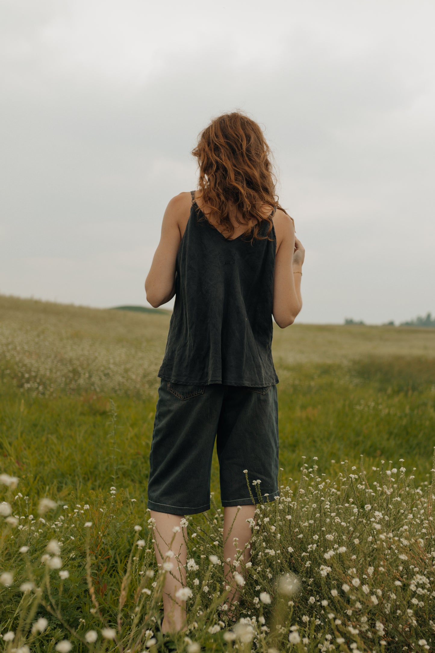 Frog patched tank top