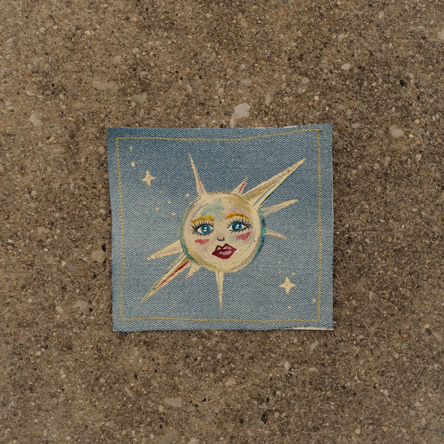 Pastel Sun Burst Patch