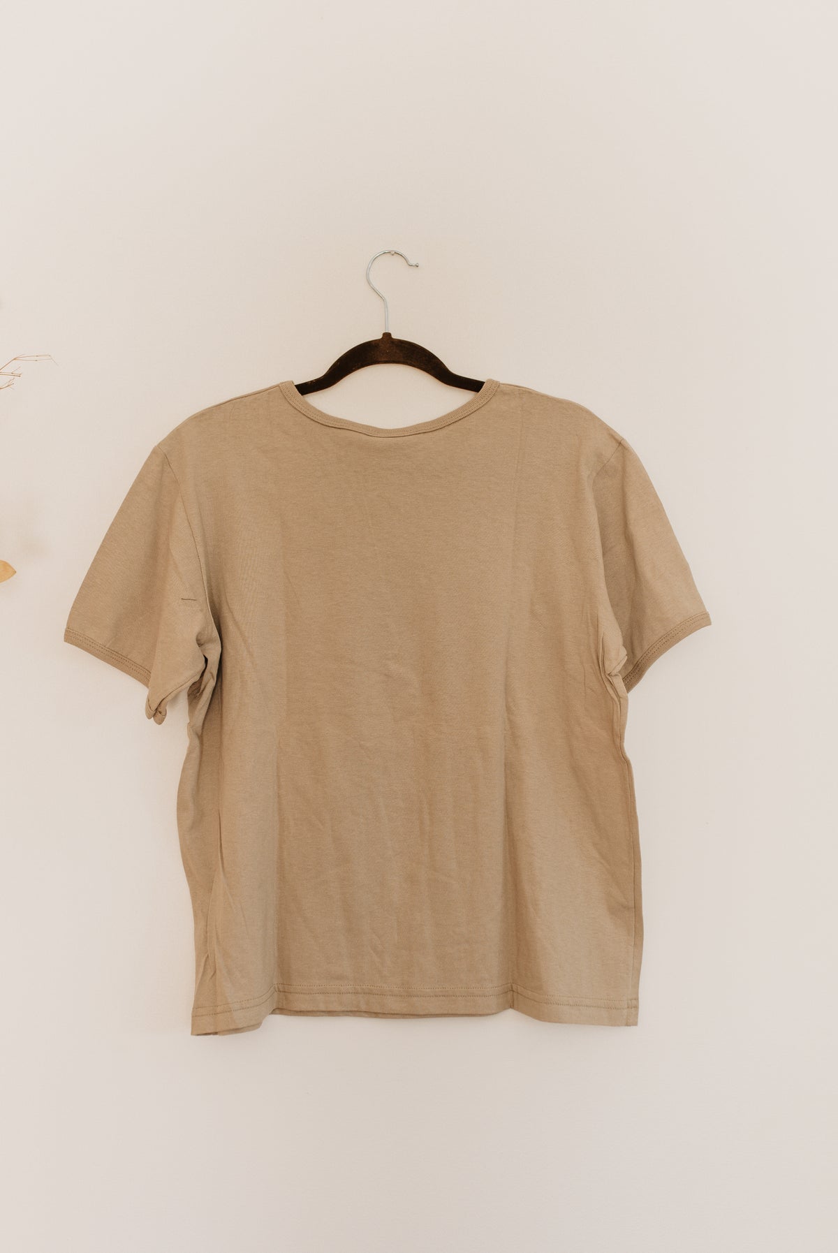 Fish Patched Tan Tee