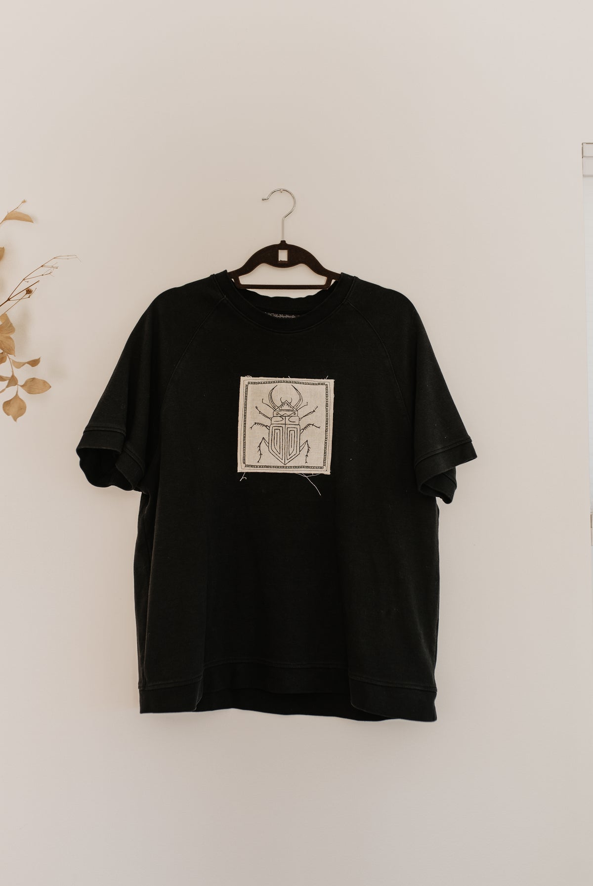 Beetle Patched Black Tee