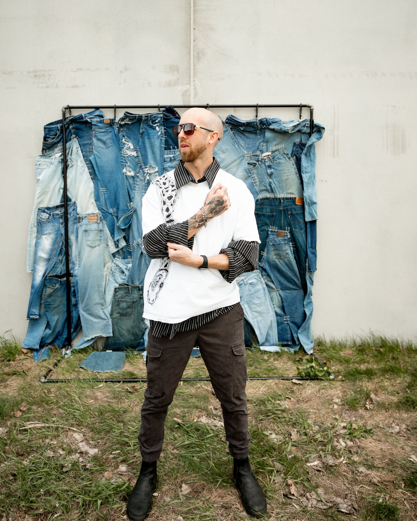 White Snake Tee