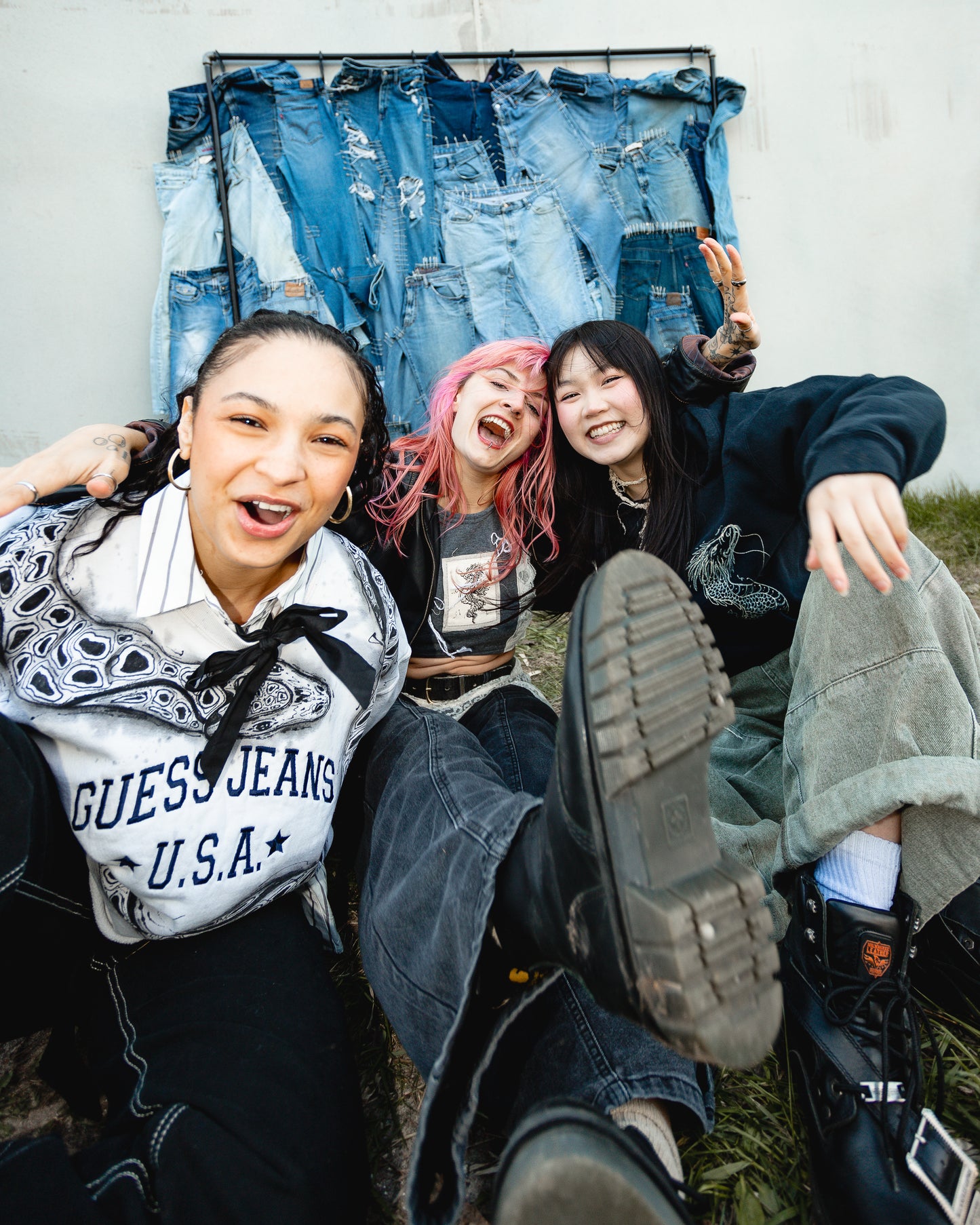 Snake Guess Jeans Crew