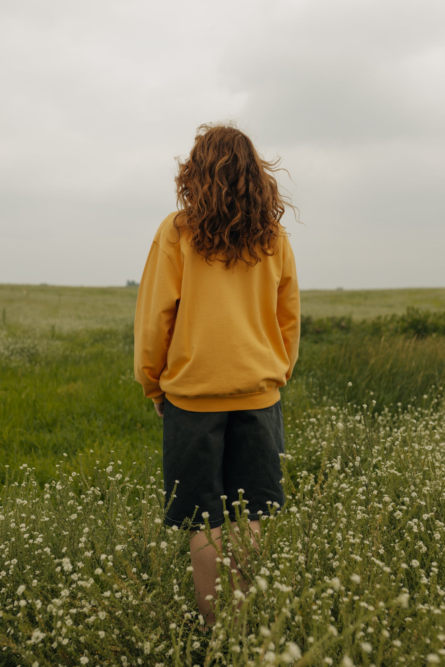 Goose patched crewneck