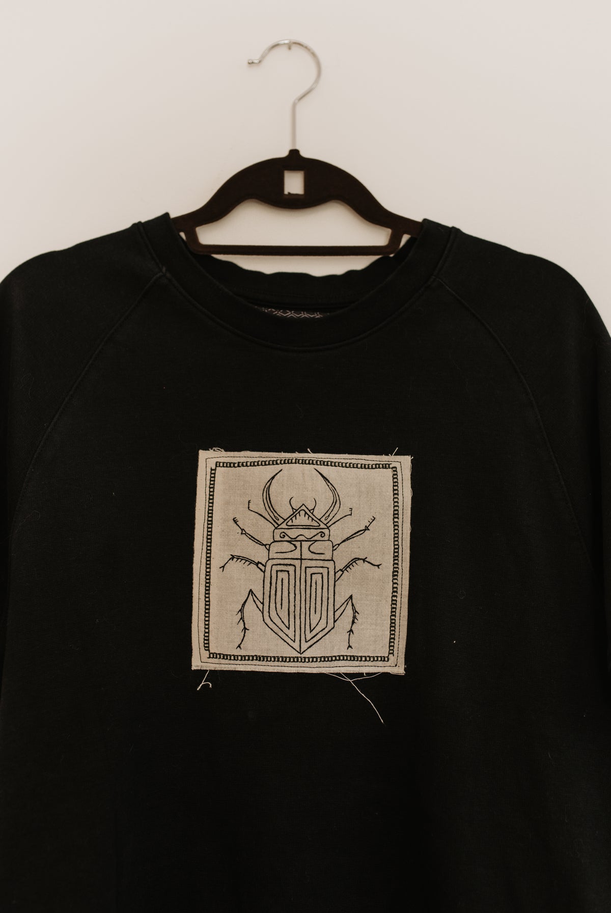 Beetle Patched Black Tee