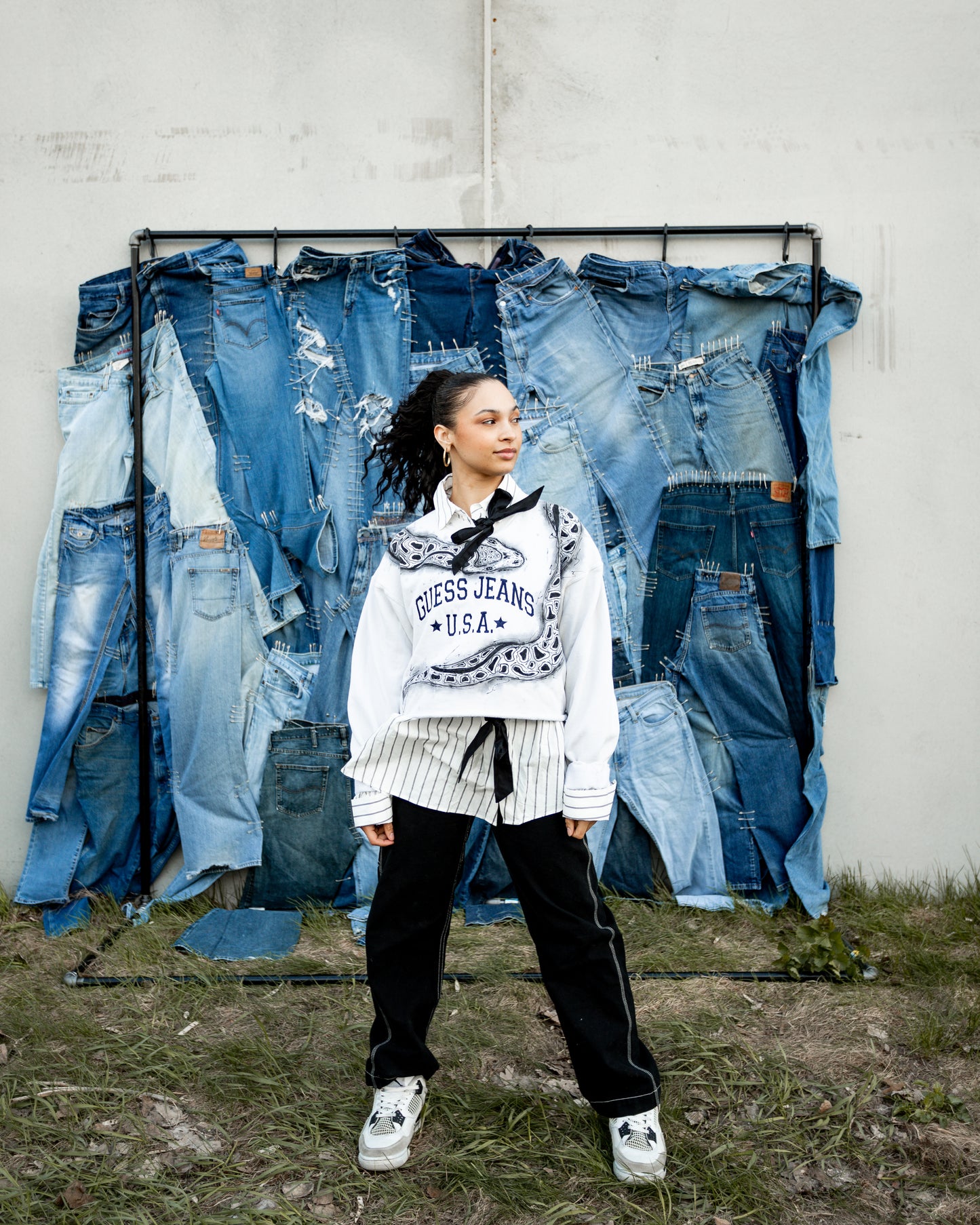 Snake Guess Jeans Crew