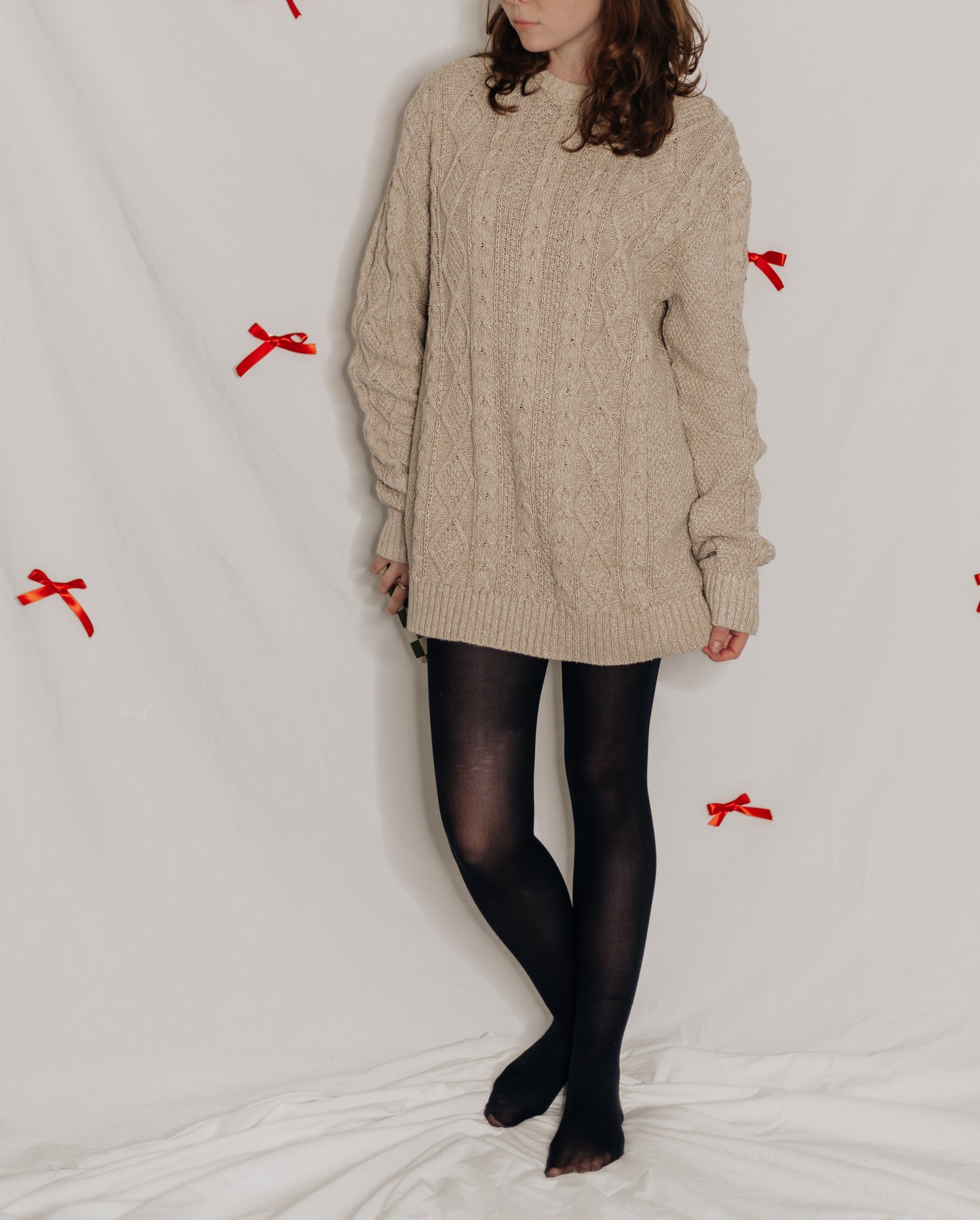 Tan Sweater Dress