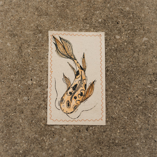 Orange Koi Patch