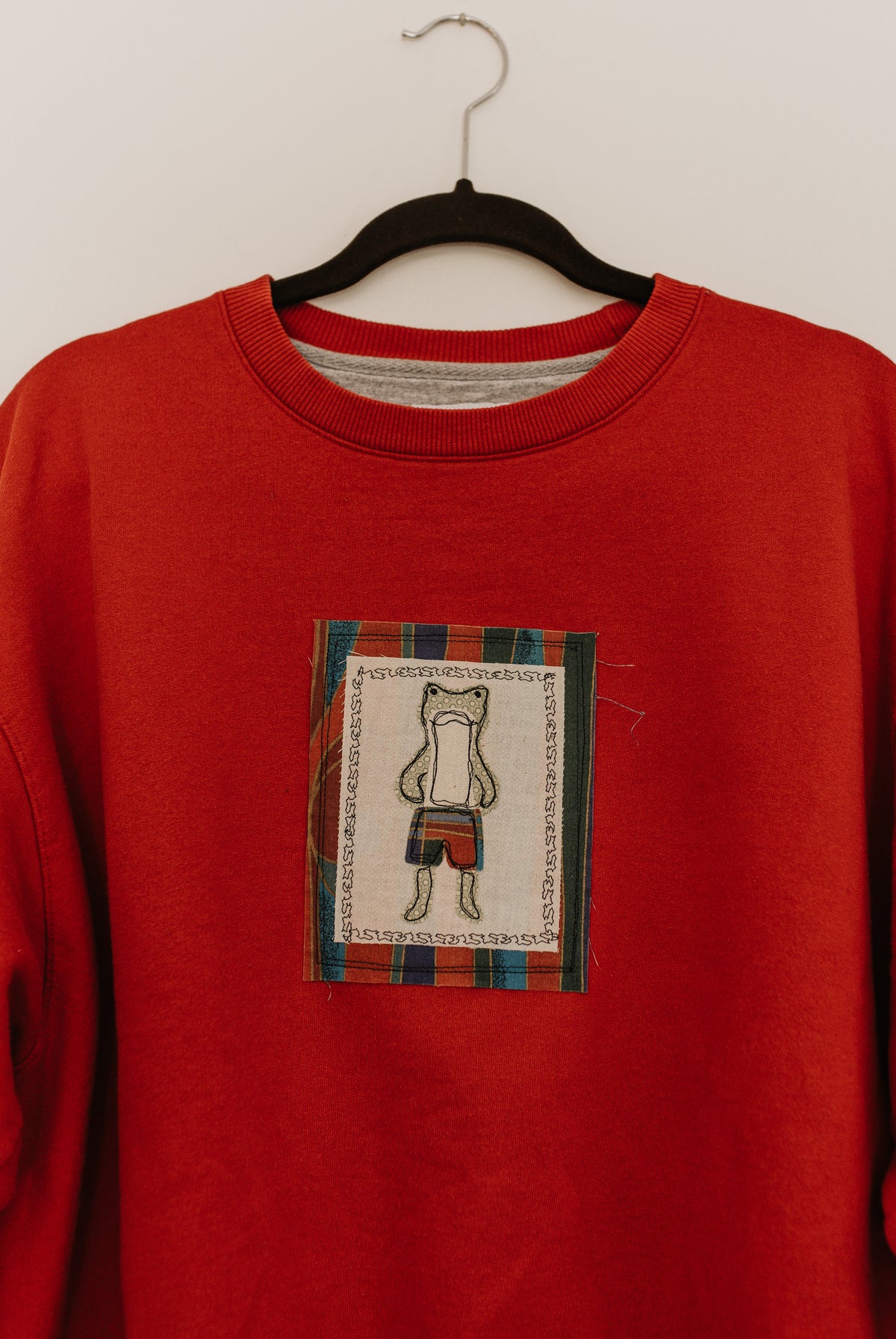 Frog Patched Red Crew
