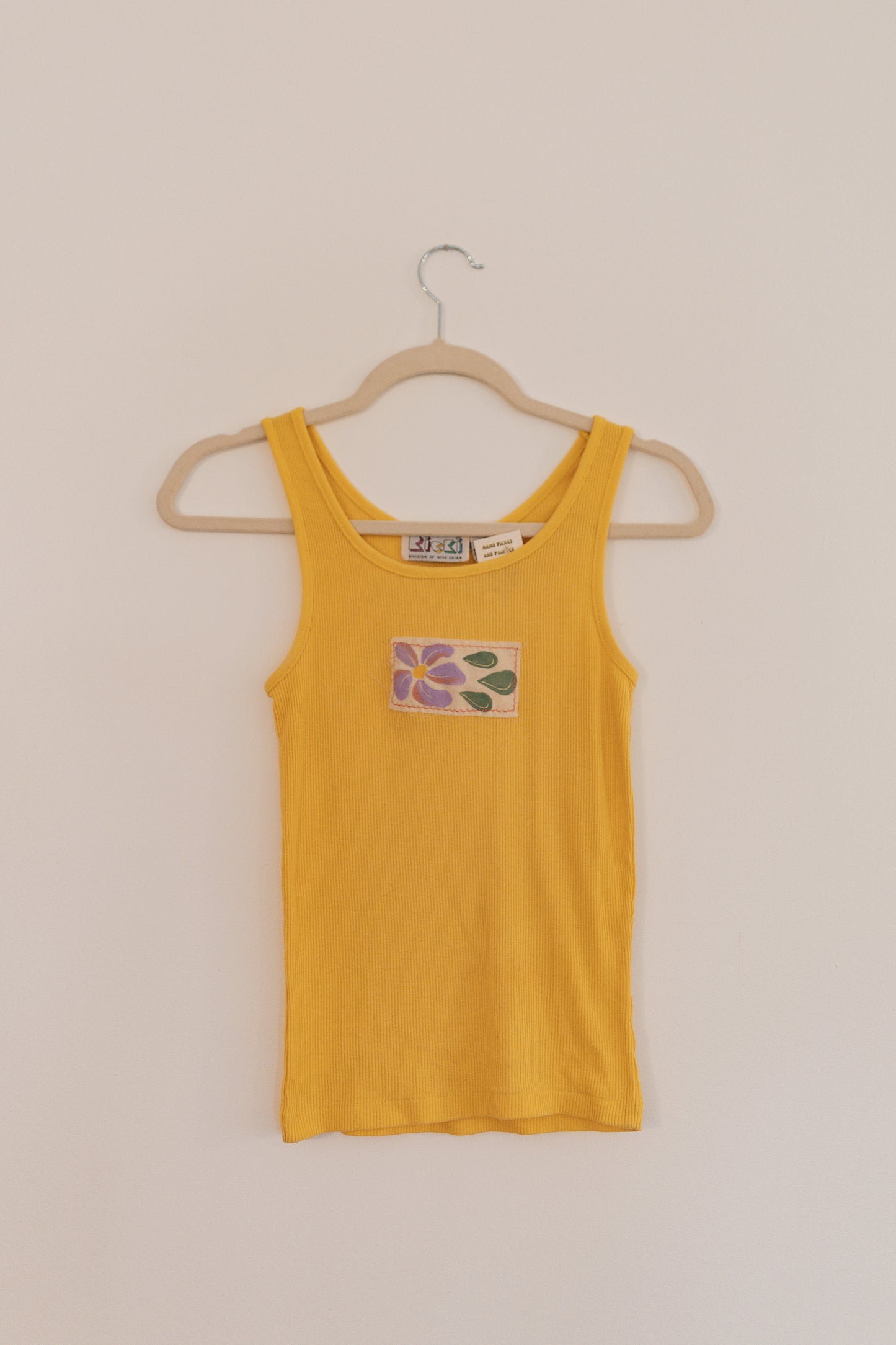 Yellow flower tank
