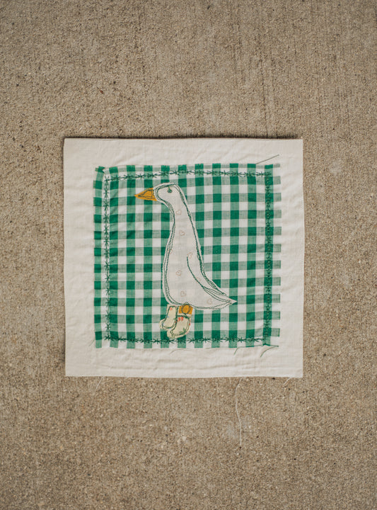 Goose in yellow boots patch