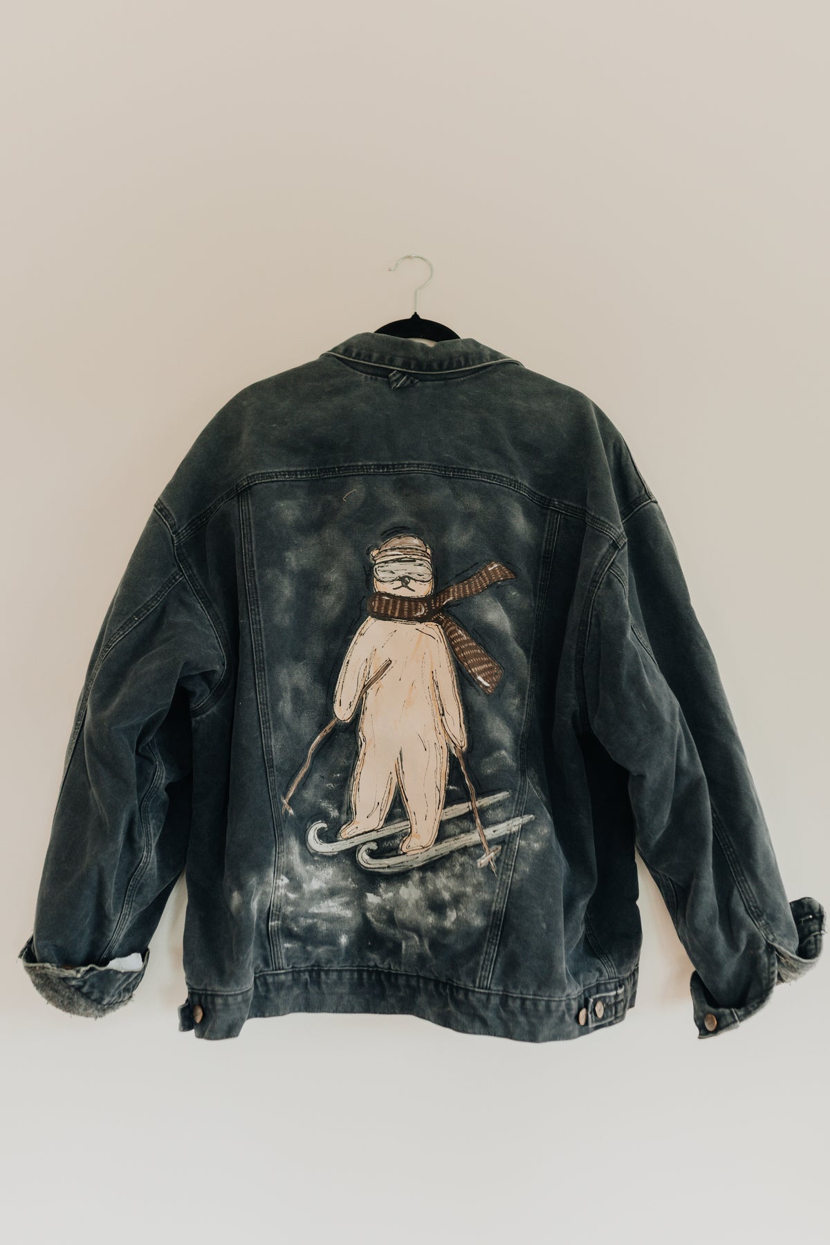 Skiing Bear Carhartt jacket