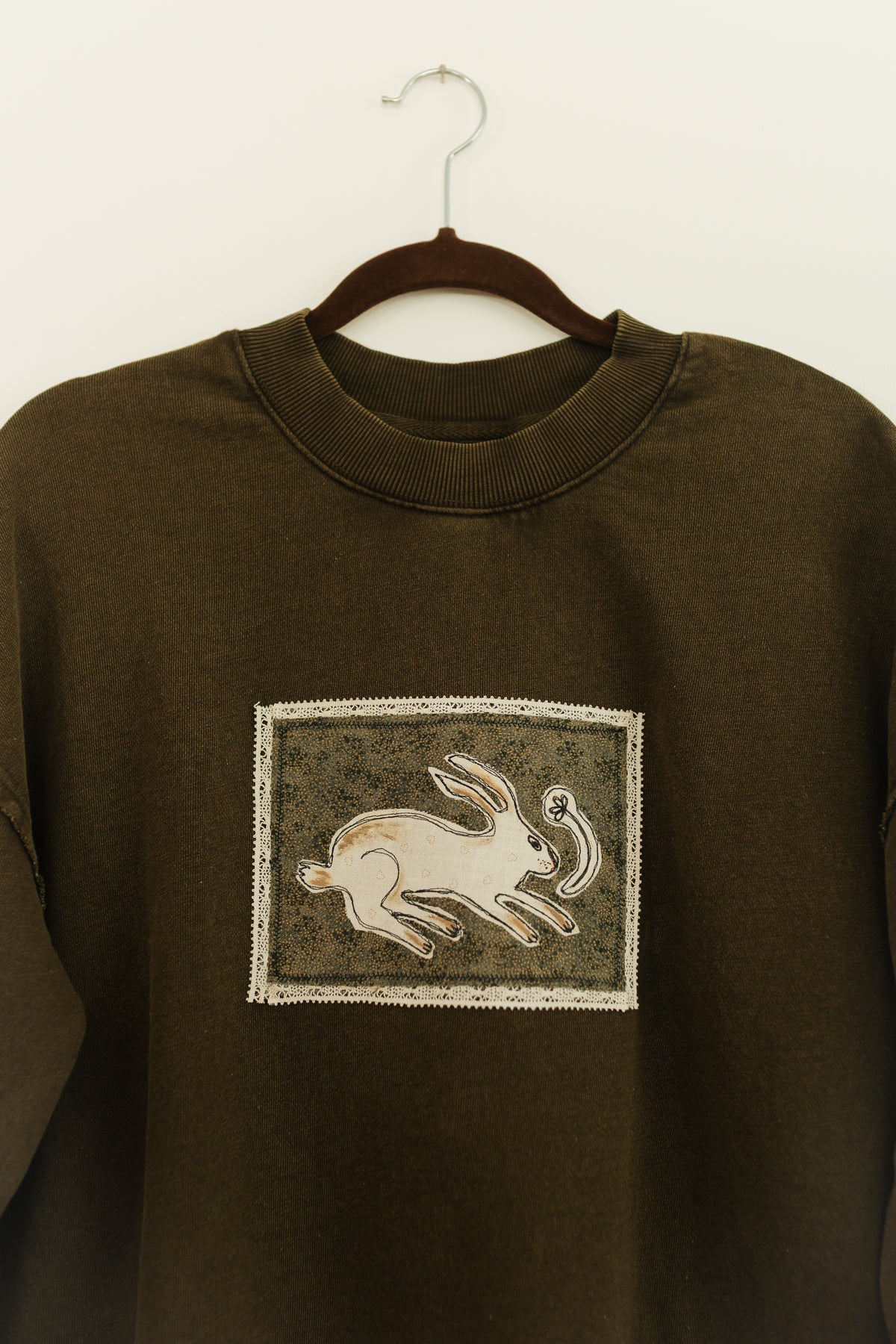Bunny Patched Green Top