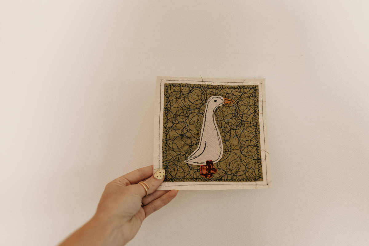 A Goose in Red Boots Patch