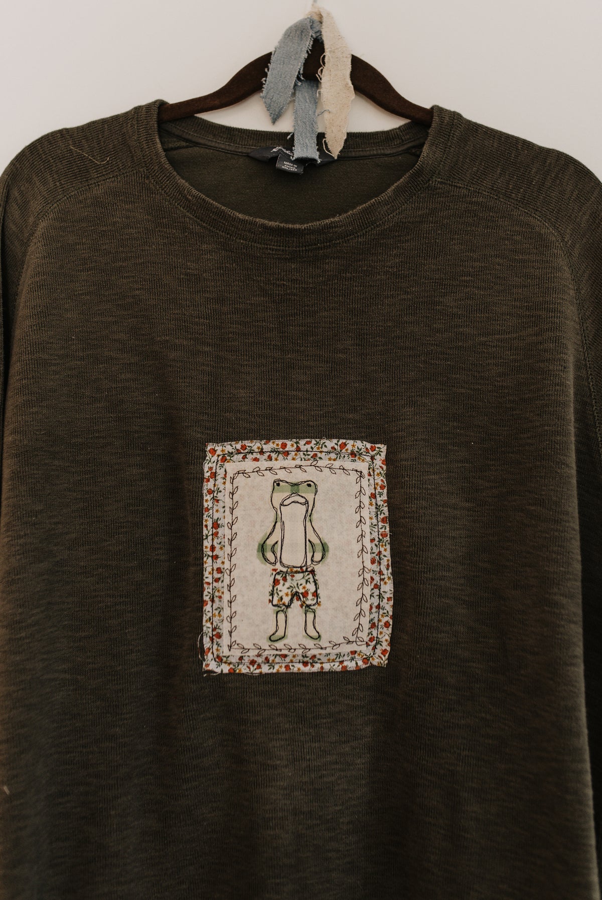 Frog Patched Green Long Sleeve