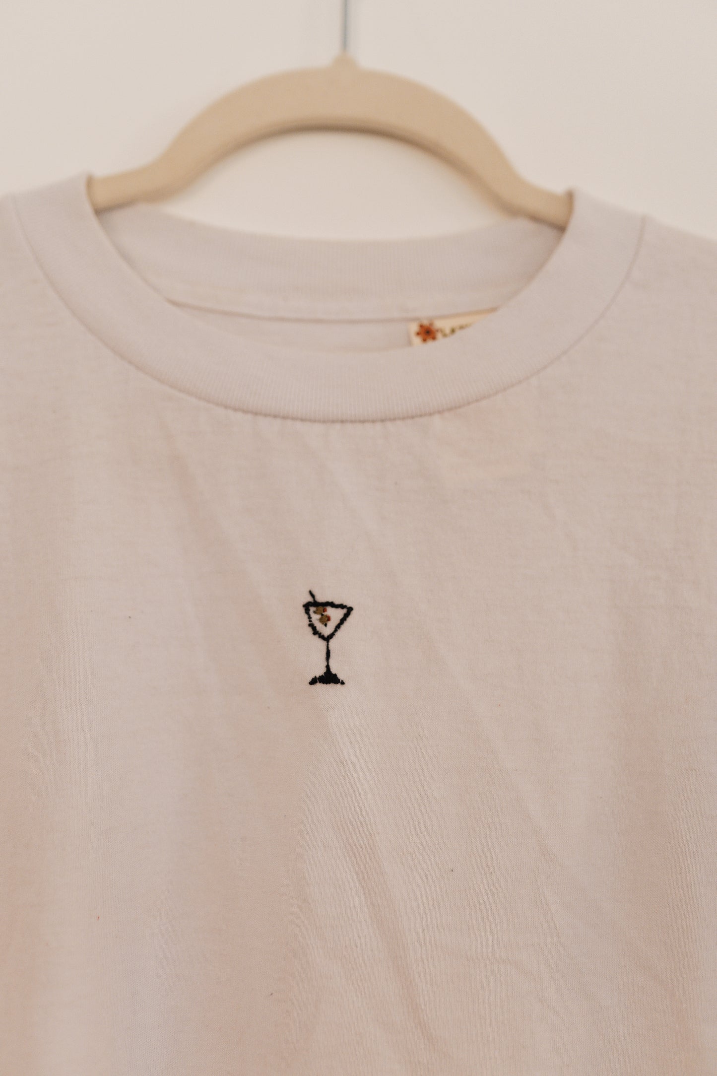 Martini Embroidered Tee