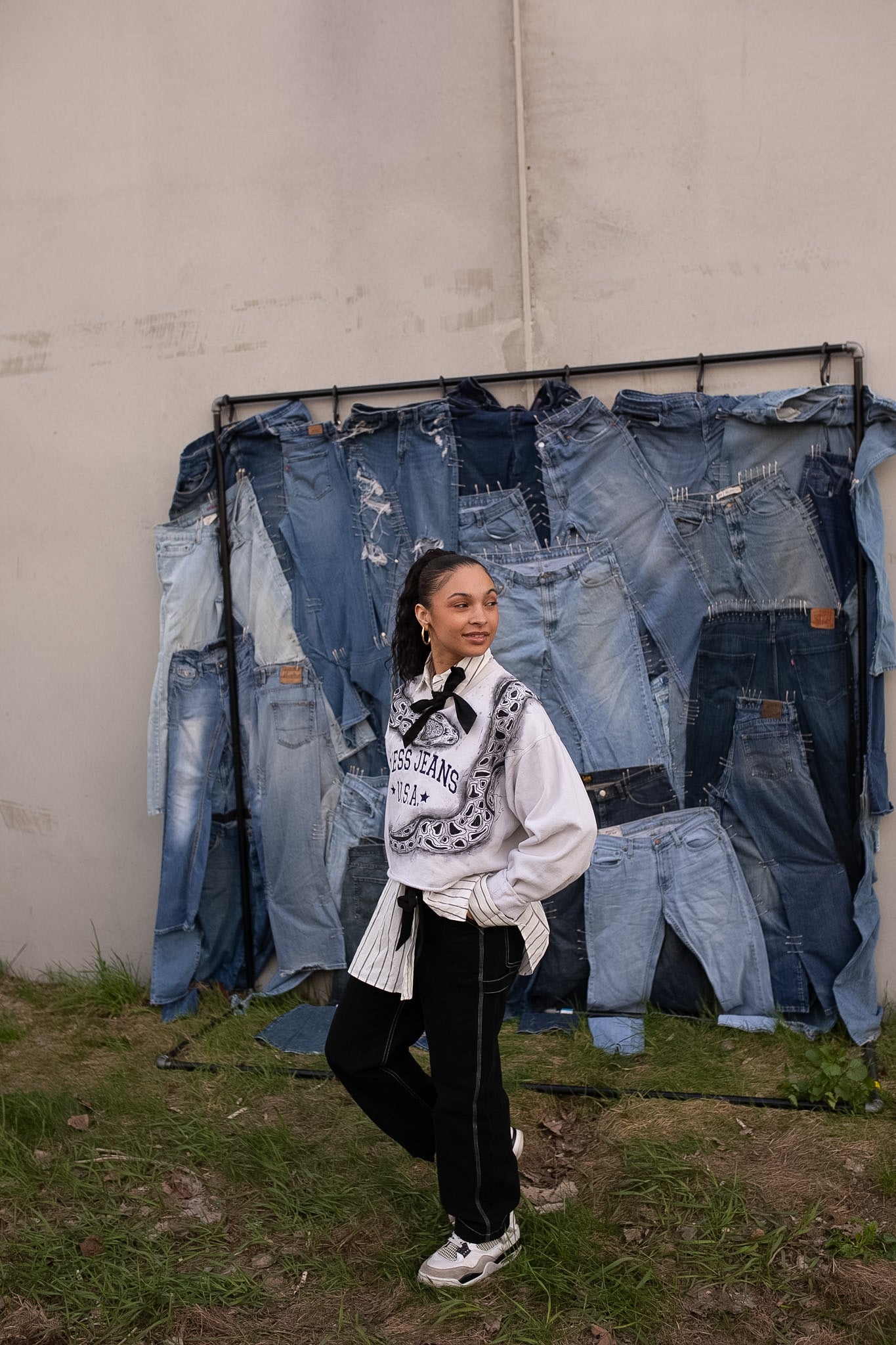 Snake Guess Jeans Crew