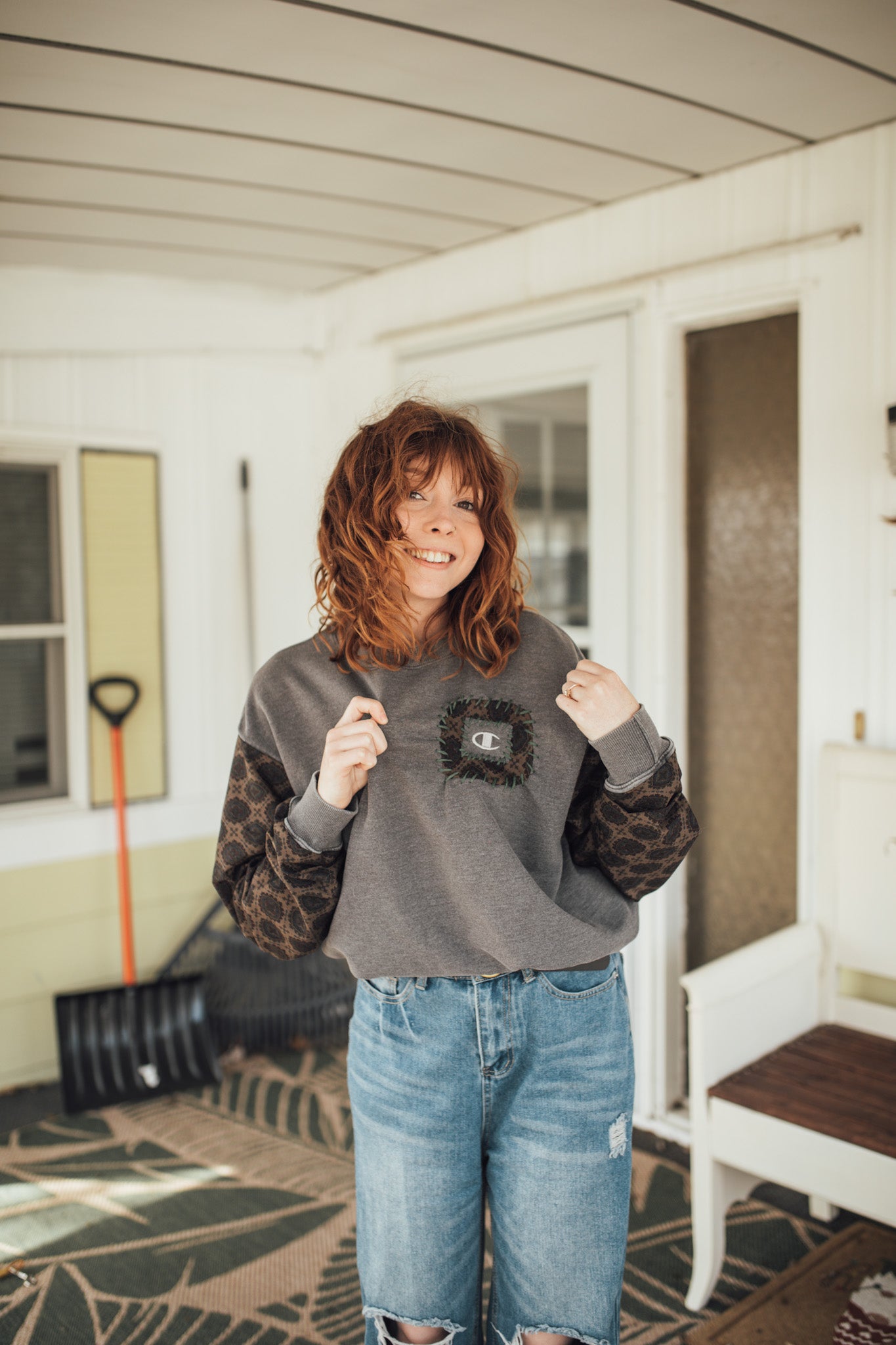 Paisley Reworked Crewneck