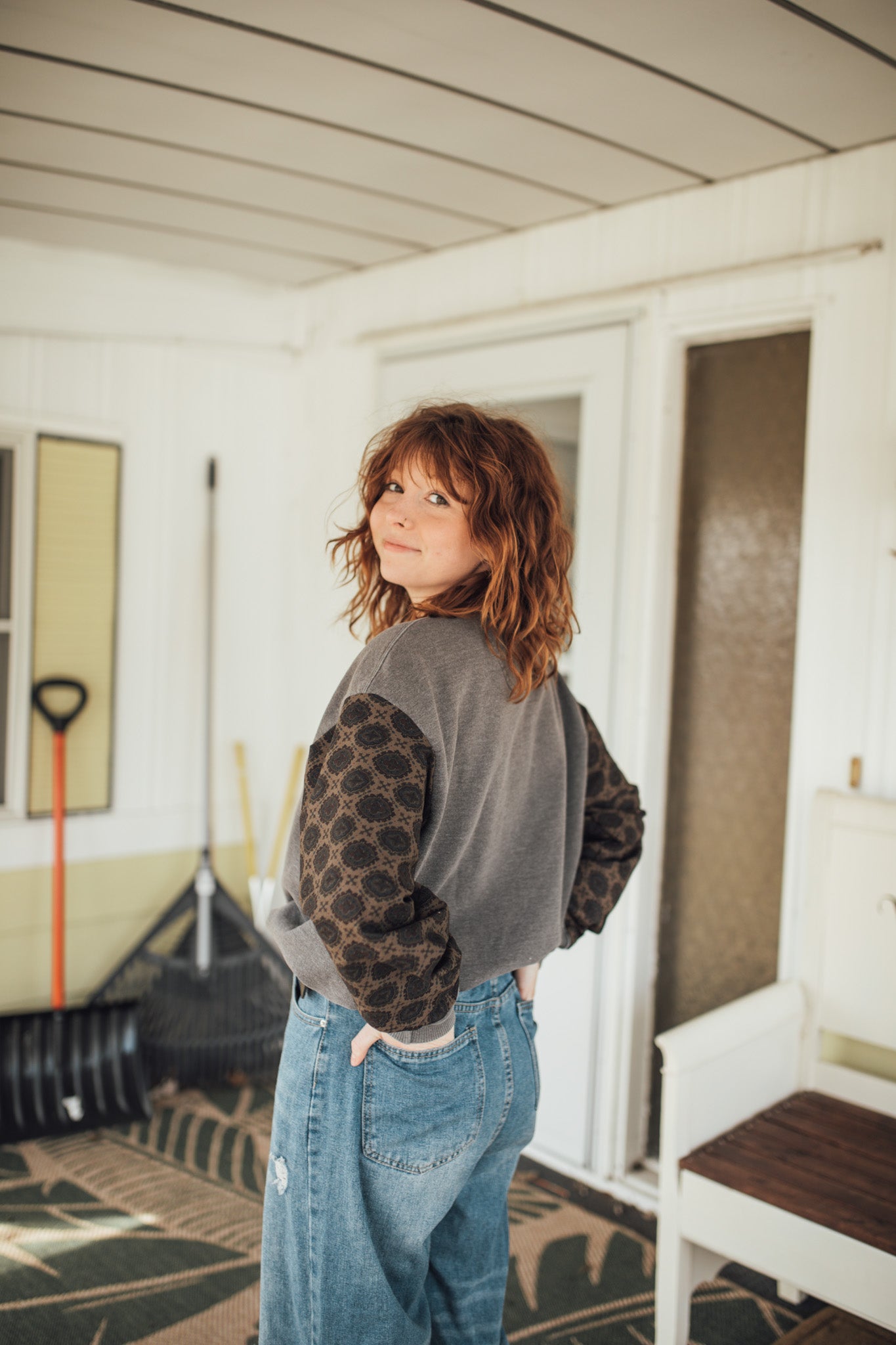 Paisley Reworked Crewneck