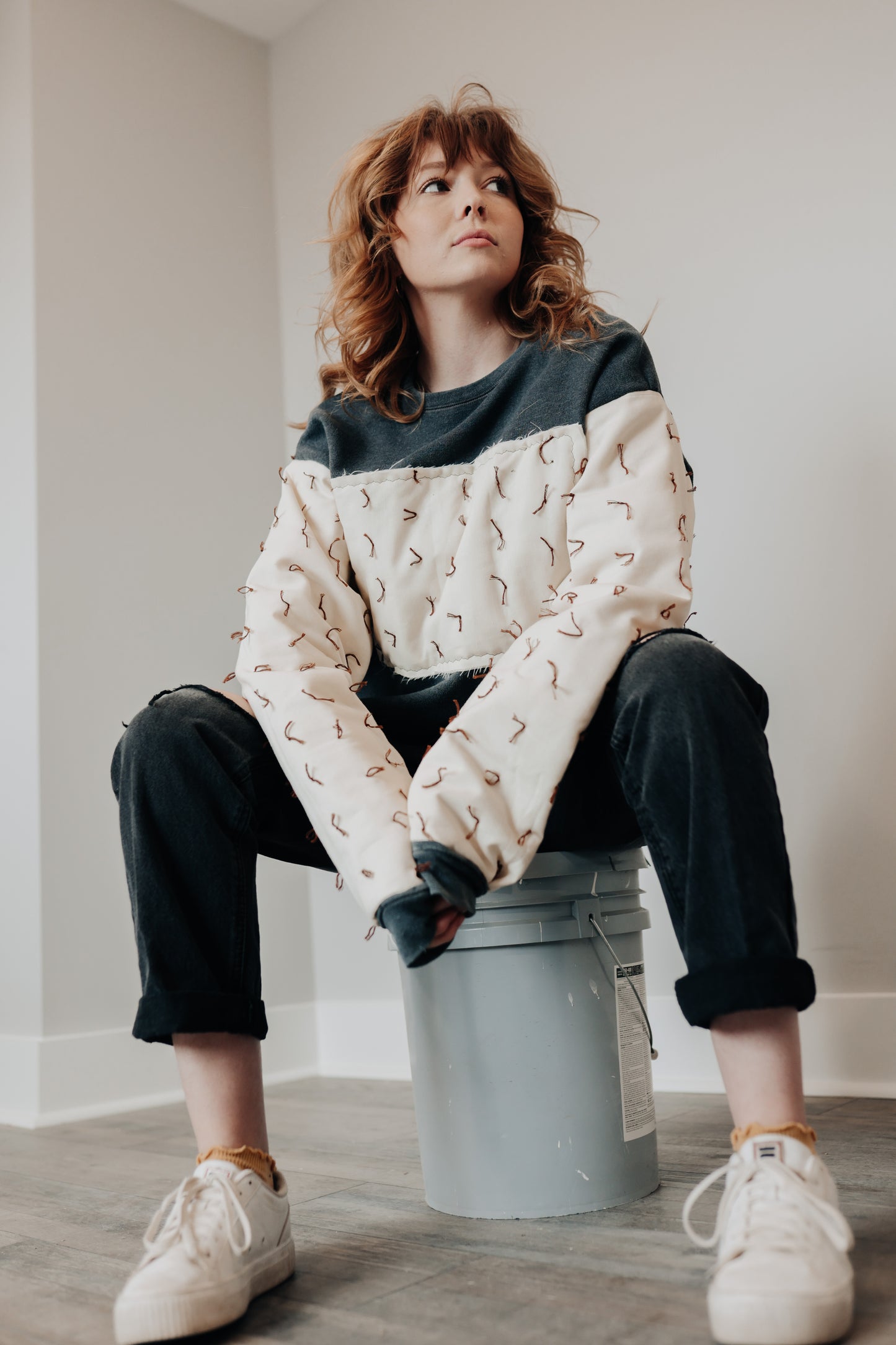 Funky crewneck