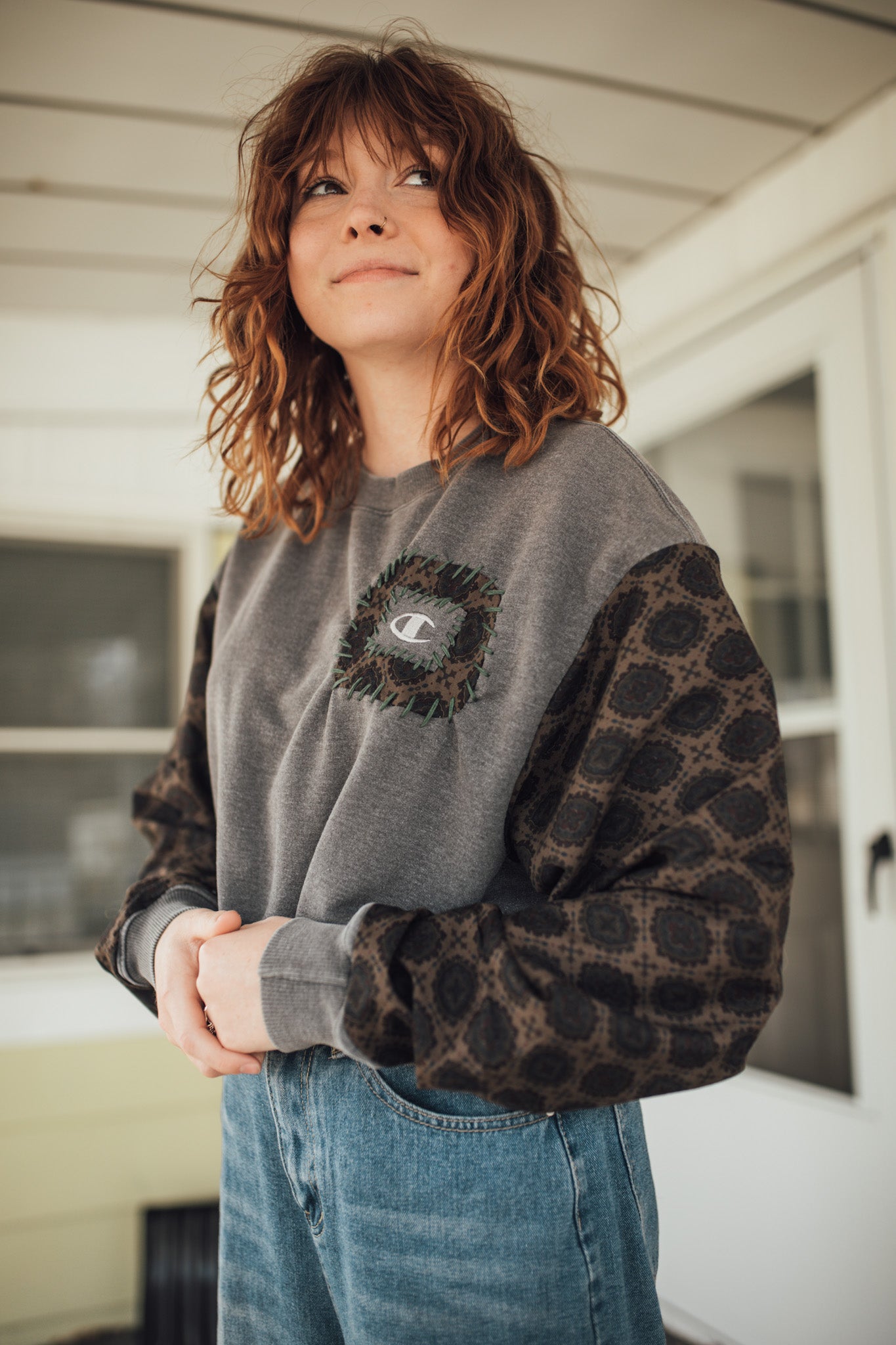 Paisley Reworked Crewneck